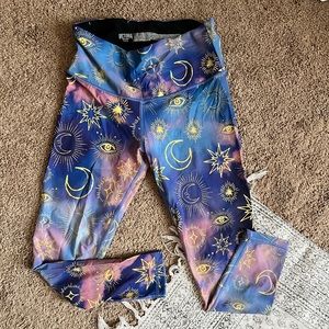 Victoria Secret Leggings-moon and stars-celestial